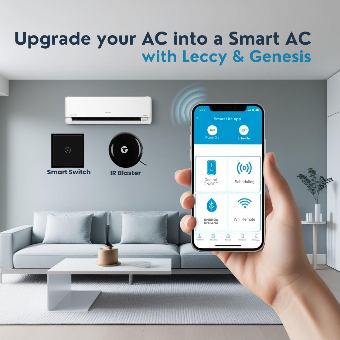 Upgrade Your Regular AC into a Smart AC with Leccy & Genesis