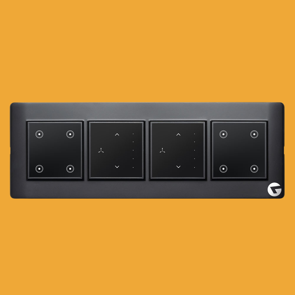 L&G 8M Wifi Smart Switch Board, Smart Fan Regulator | Smart Technology and German Expertise (Size: 8M Horizontal- 262 x 90 x 45 mm)