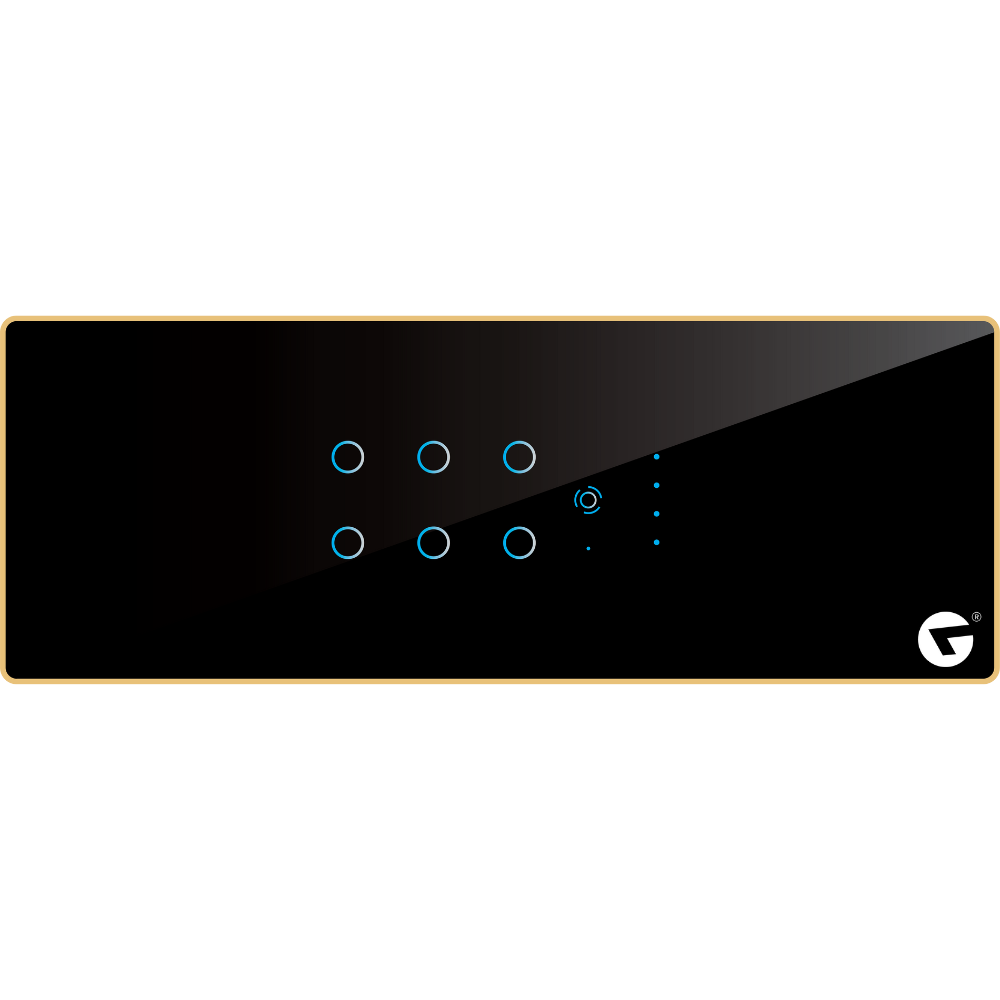 8M Home automation smart switch (6 Switch 1 Fan) - Acrylic & Glass for Full Customization - Call 818181-0654