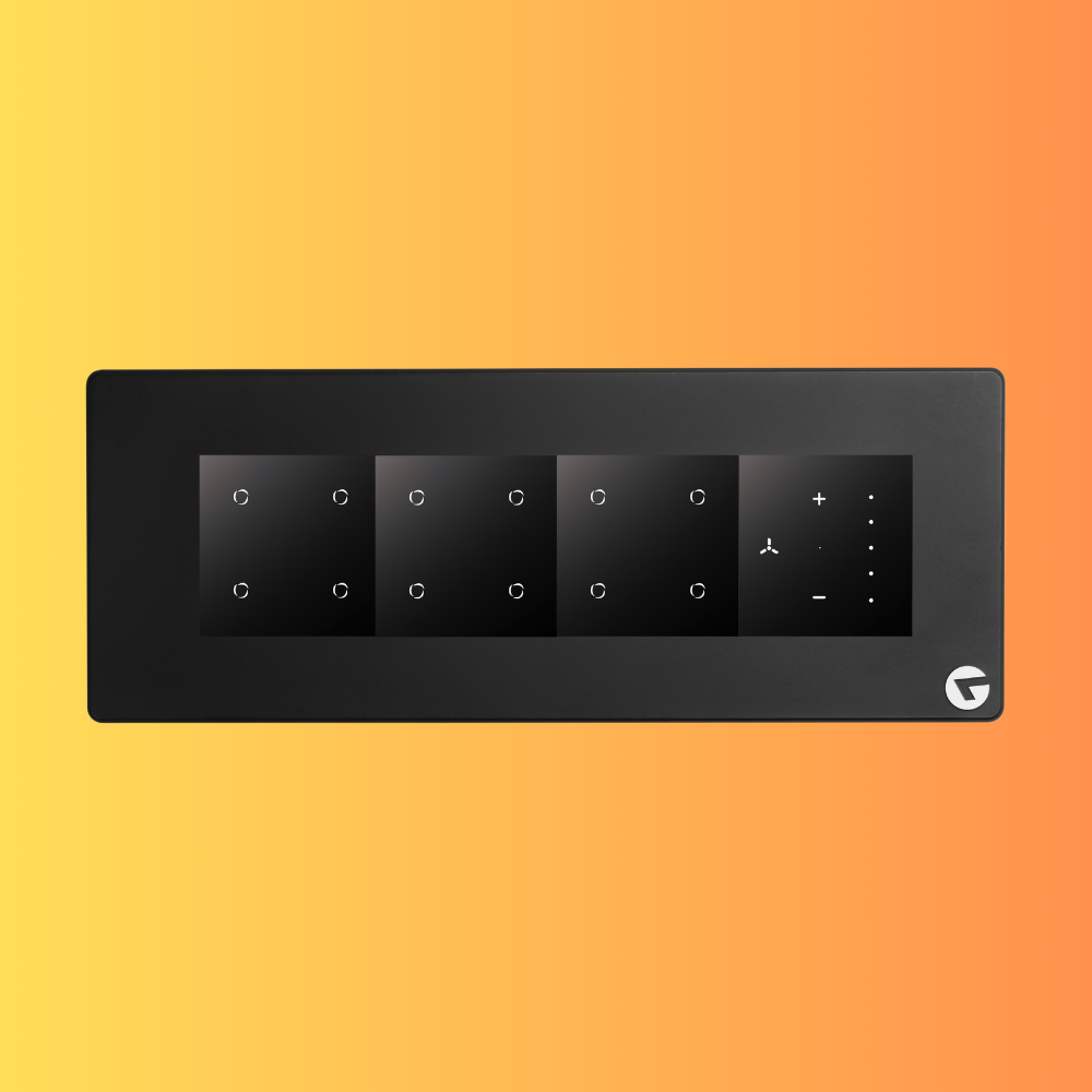 L&G 8M Smart Switch Board | Smart Touch Switch for Lights | Alexa & Google Compatible (Size: 8M Vertical β 155 x 165 x 45 mm)