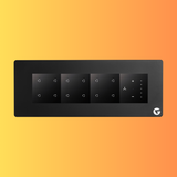 L&G 8M Smart Switch Board | Smart Touch Switch for Lights | Alexa & Google Compatible (Size: 8M Vertical β 155 x 165 x 45 mm)