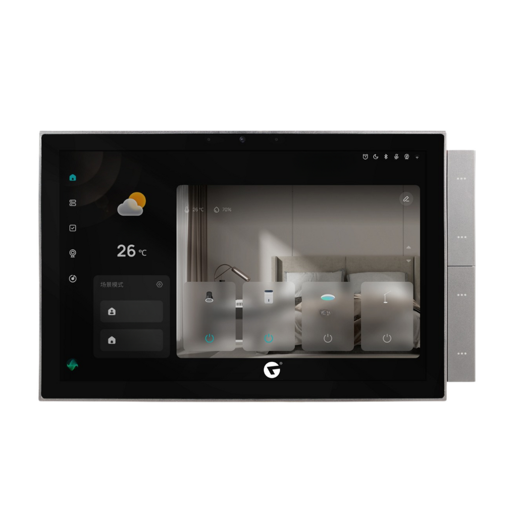 L&G 10.1” Smart Home Control Panel MAX – Zigbee, Wi-Fi, Bluetooth | Full Touchscreen | Built-in Intercom & Gateway | Smart home panel