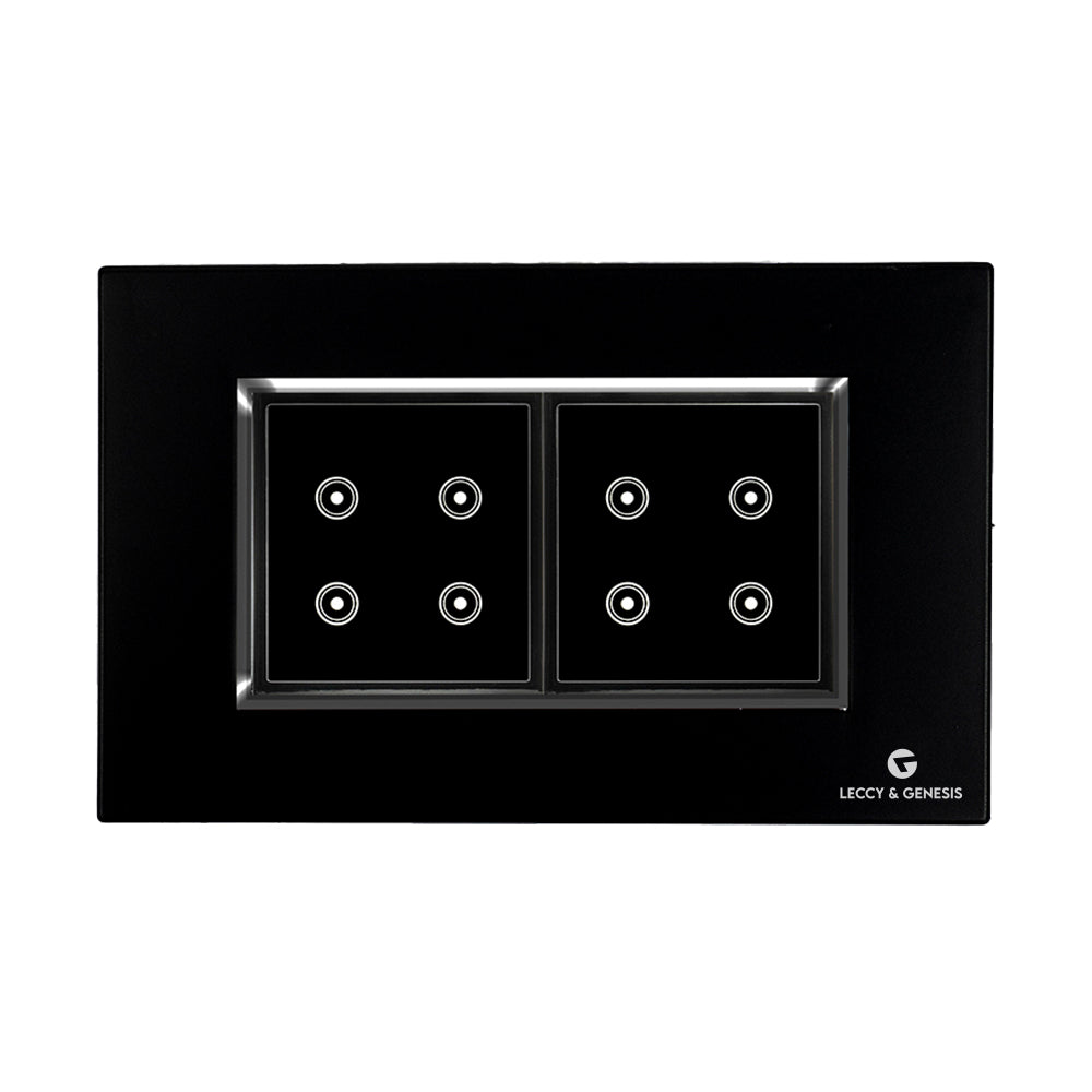 L&G 4M Touch Switch Board, Smart Touch Switch Panel | German Technology with Indian Standards