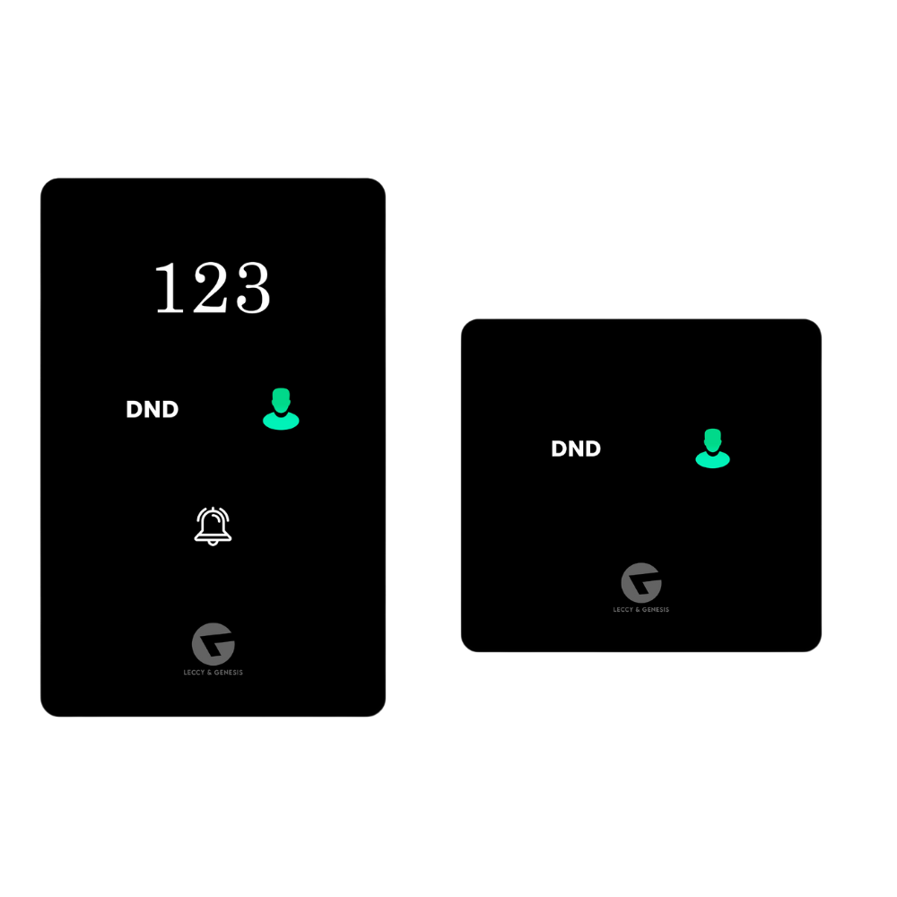 L&G Hotel DND ( Do Not Disturb ) Led Touch Panel | Acrylic & Glass Tempered Panel | Indoor & Outdoor Unit