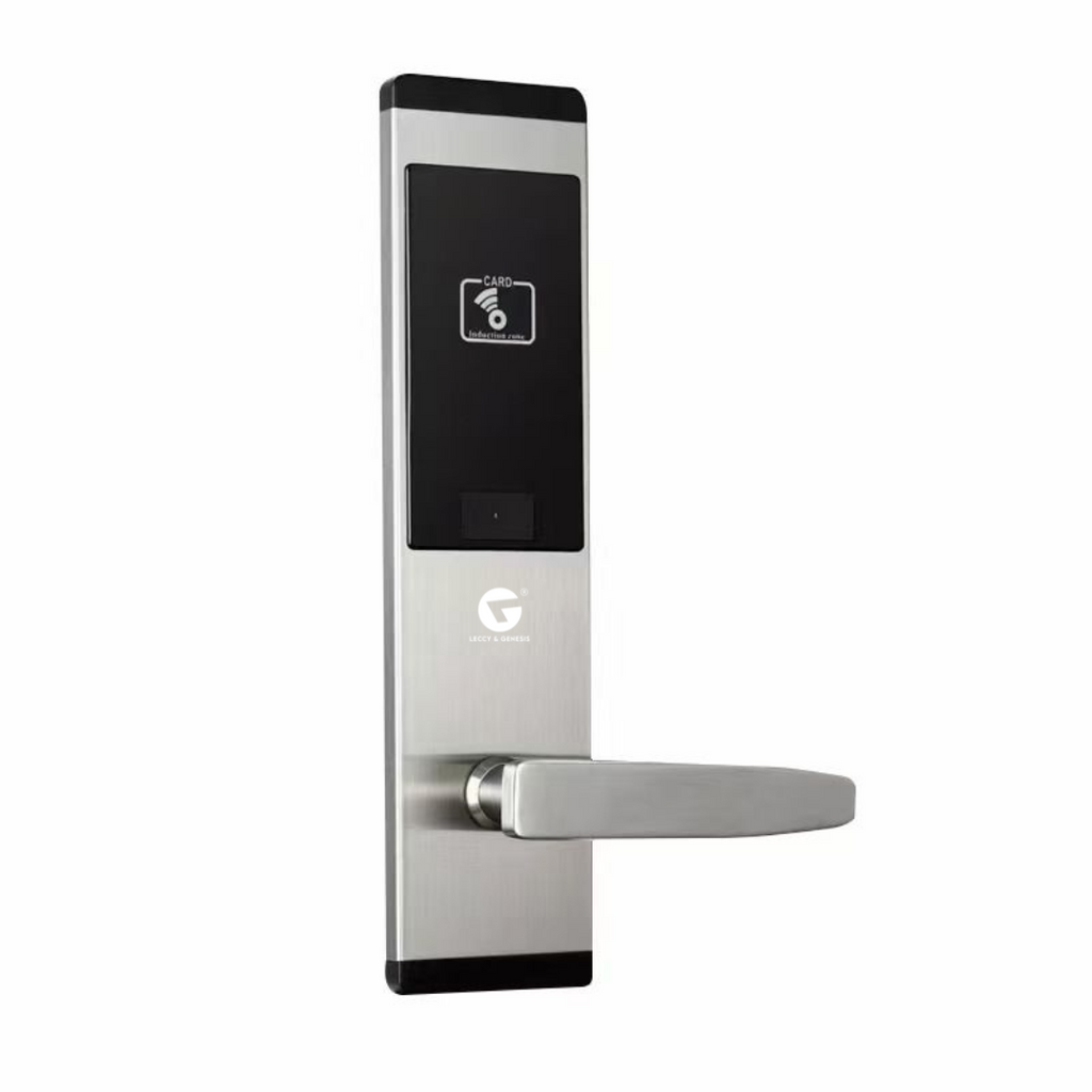 L&G Smart Hotel Door Lock | RFID Smart | Stainless Steel 304 | Key Card & Mechanical Key | PMS Integration Ready