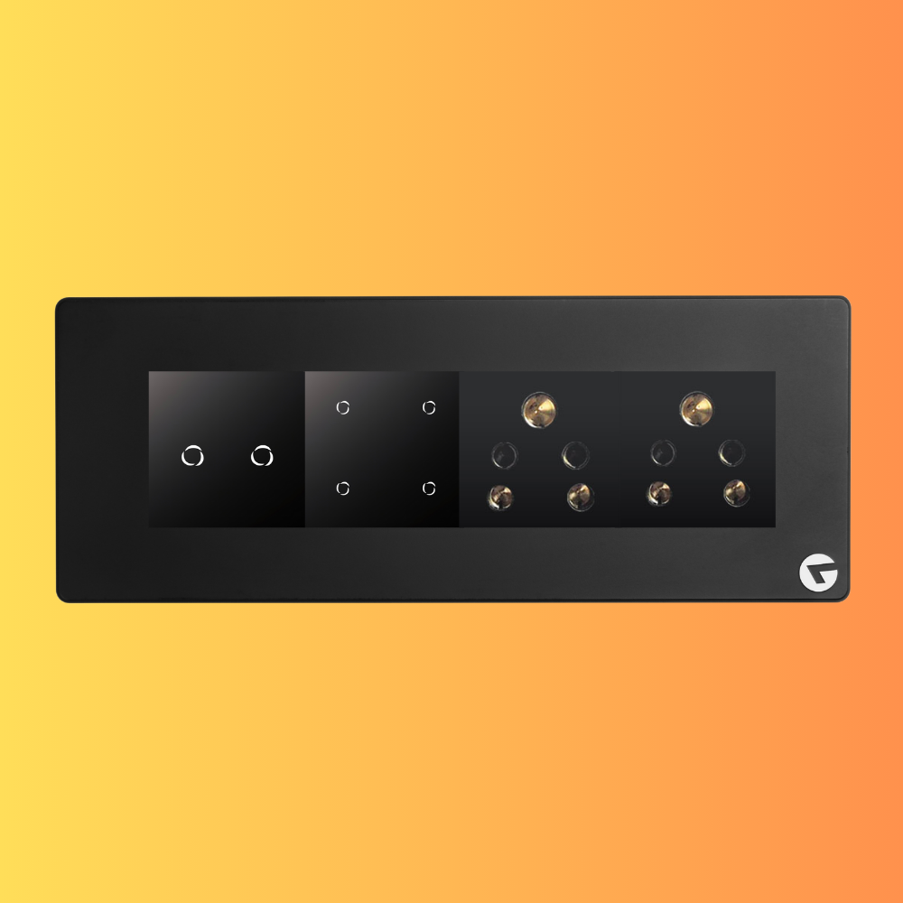 L&G 8M WiFi Smart Switch | Smart Touch Switch | Smart Technology & German Expertise (Size: 8M Horizontal โ 250 x 95 x 45 mm)