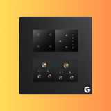 L&G 8M Smart Switch with WiFi Smart Fan Regulator | German Technology for Indian Homes (Size: 8M Square – 155 x 165 x 45 mm)