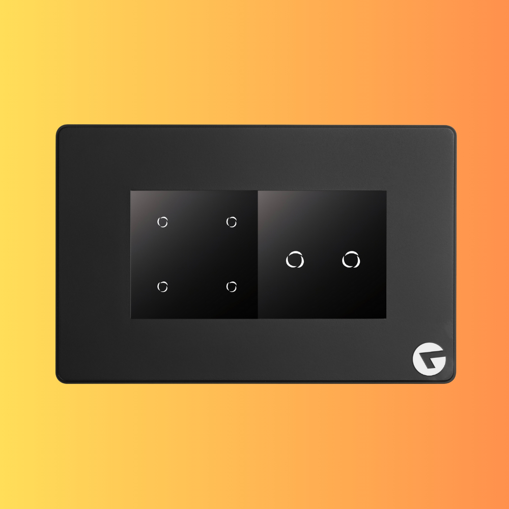 L&G 4 Modular WiFi Smart Switch Board | Smart Touch Switch – German Technology Meets Indian Standards (Size: 150 x 95 x 45mm)