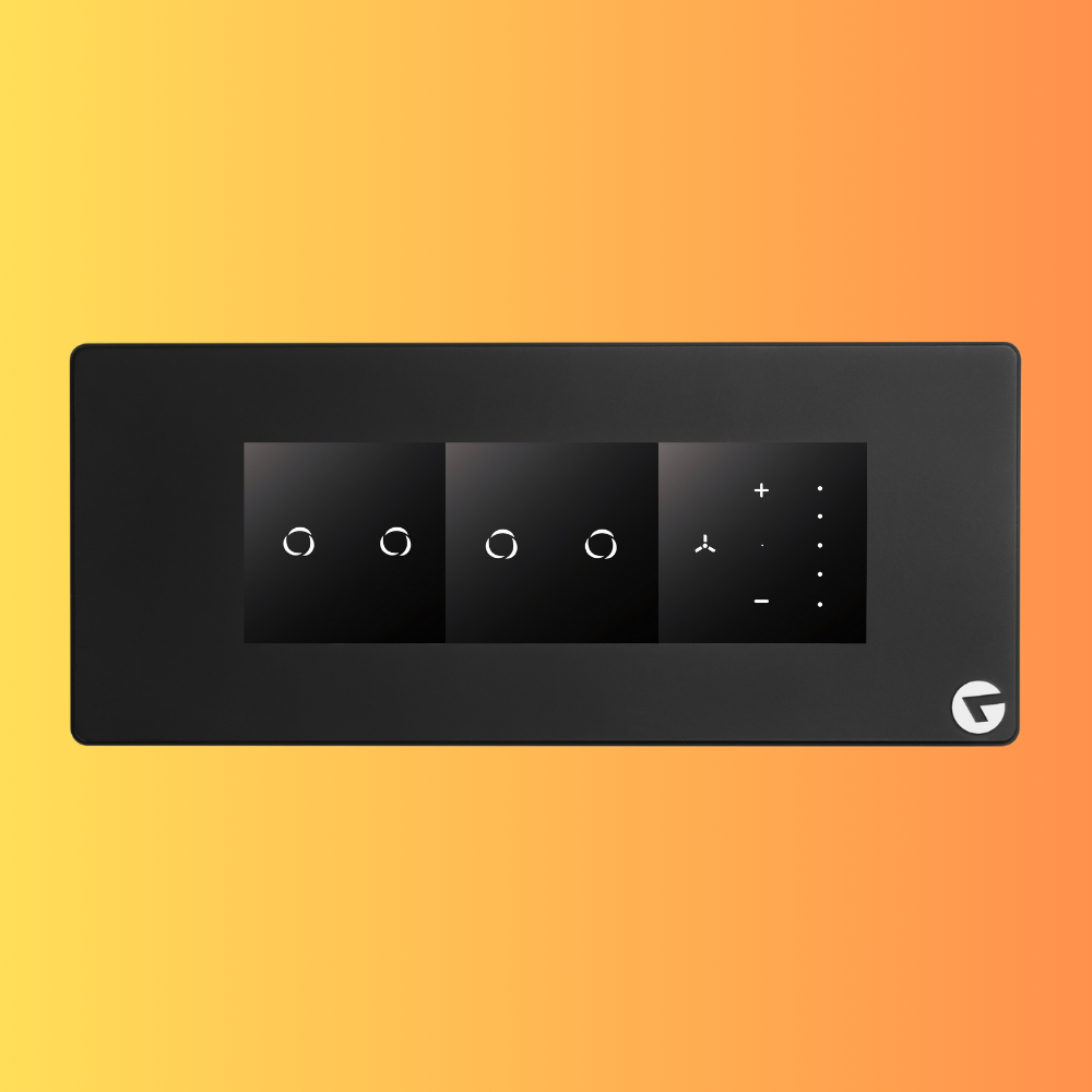L&G 6M Smart Switch Board | WiFi Touch Panel | Alexa & Google Compatible (Size: 220 x 95 x 45 mm)
