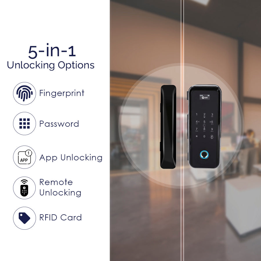 Smart Glass Door Lock
