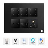 Buy L&G 12M Smart Touch Switch Board | Smart Switch for Home | Smart Technology & German Expertise (Size: 12M - 220 x 165 x 45 mm)