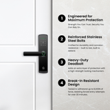 L&G Smart Door lock , Home & Business Use Smart Door lock, German technology meets Indian Standards | Free Installation Pan India