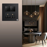 L&G 8M Smart Switch with WiFi Smart Fan Regulator | German Technology for Indian Homes (Size: 8M Square – 155 x 165 x 45 mm)