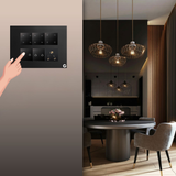 Buy L&G 12M Smart Touch Switch Board | Smart Switch for Home | Smart Technology & German Expertise (Size: 12M - 220 x 165 x 45 mm)