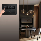 L&G 12M WiFi Smart Switch Board (4 Switches + 4 High-Power Switches (16A) + 3 Sockets) | Smart Switch for Home | German Technology meets Indian Standards (Size: 12M - 220 x 165 x 45 mm)