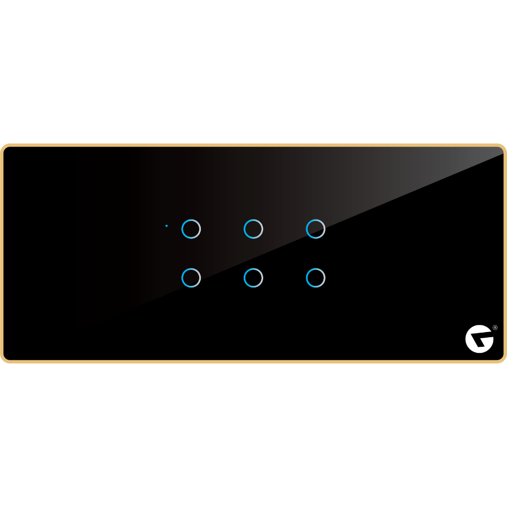 L&G 6M Smart Touch Switch Panel (6 Switches) - For Fully Customization | Call 818181-0654