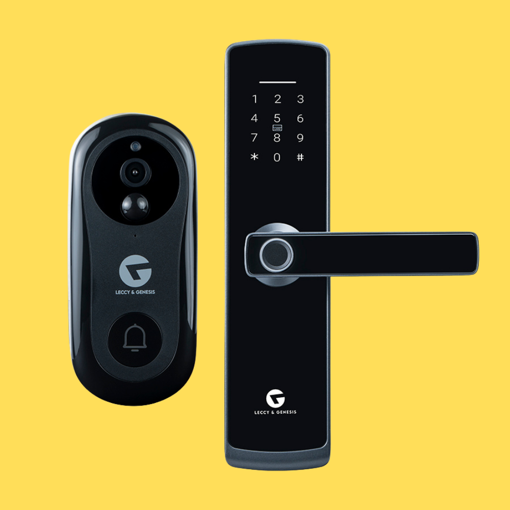 L&G Smart Video Doorbell & Smart Door lock Security Combo | German Engineering Product for Indian Standards