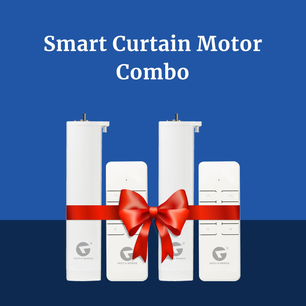 L&G Smart Curtain Motor Combo ( 2 Unit ) | Wifi Smart Curtain Motor | German Technology meets Indian Standards