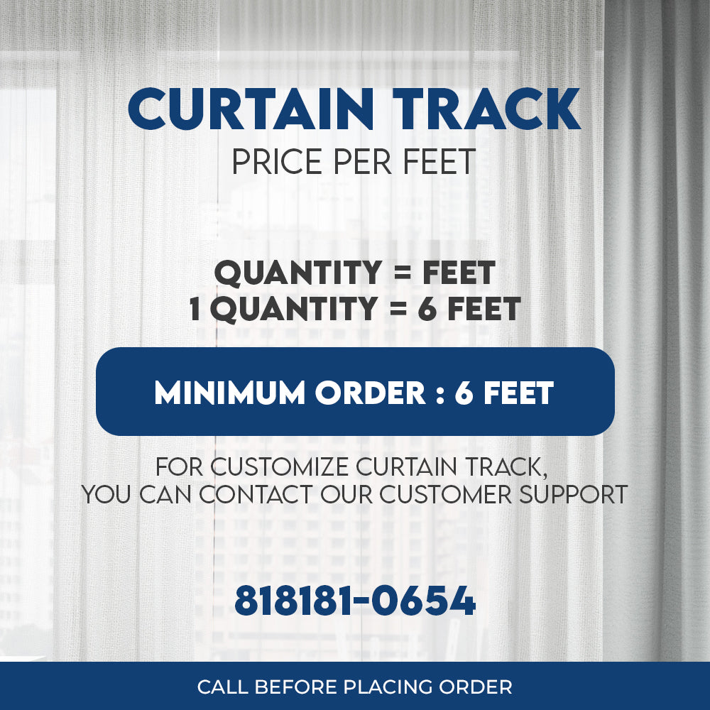 L&G Smart Curtain Track (Price Per Feet) | 6 to 12 Feet | Super Silent, Noise-Free (PVC Coated Track) | Pan India Delivery