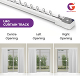 L&G Smart Curtain Track (Price Per Feet) | 6 to 12 Feet | Super Silent, Noise-Free (PVC Coated Track) | Pan India Delivery