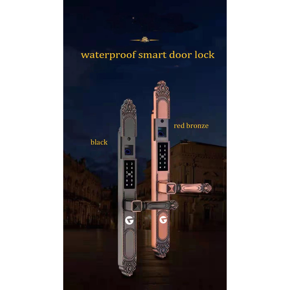 L&G Luxury Antique Smart Door Lock S612 – Fingerprint, Passcode, and App-Enabled