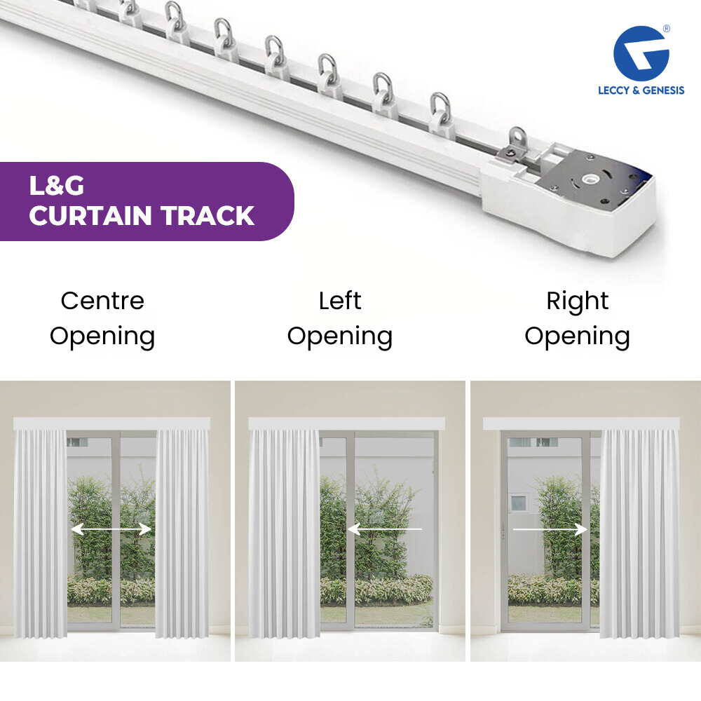 Buy Curtain Track (Price Per Feet) | 6 Feet Curtain track | Super Silent, Noise-Free (PVC Coated Track) | Pan India Delivery Available