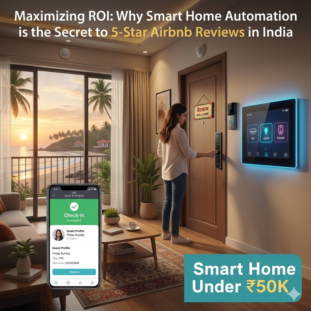 Why Smart Home Automation is the Secret to 5-Star Airbnb Reviews in India