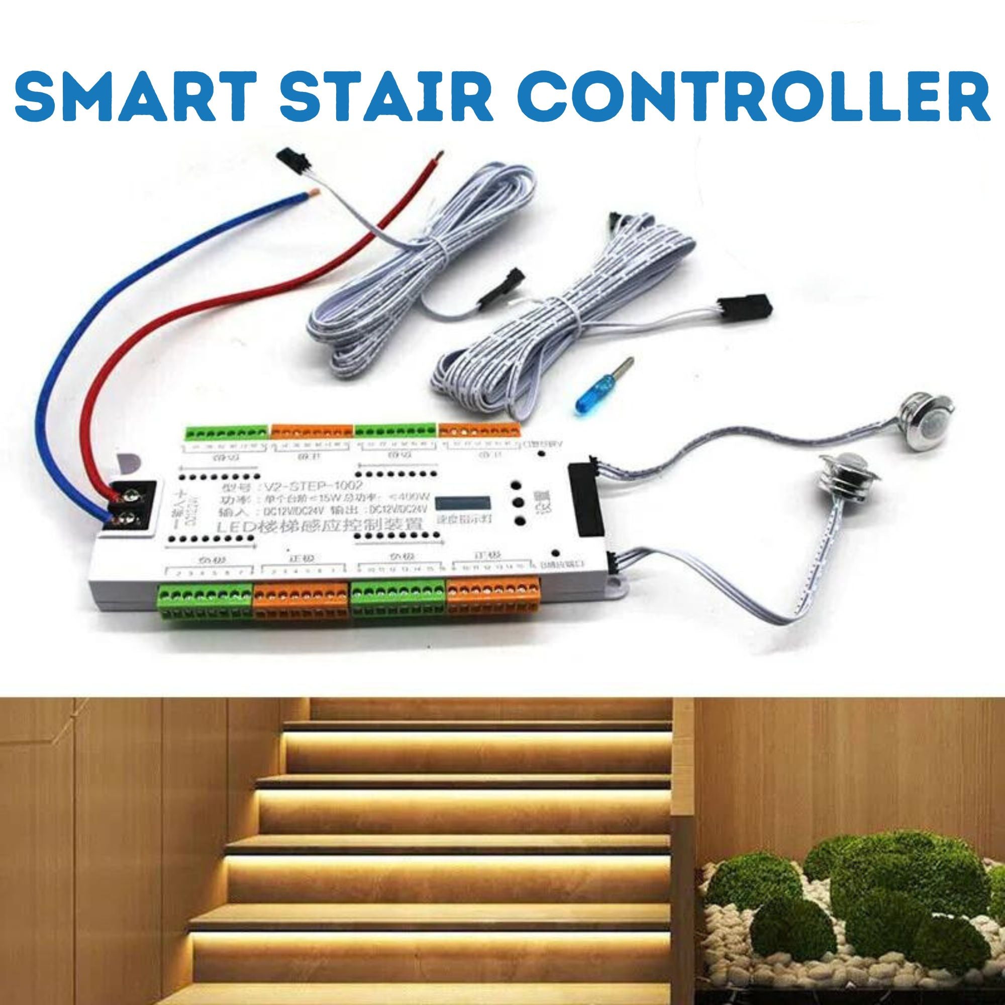 Brighter Stairs, Safer Home: The Power of Smart Stair Controllers with Sensors
