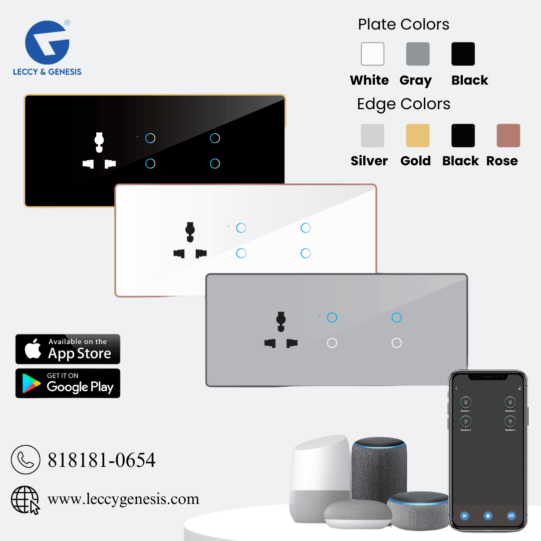 Leccy & Genesis Smart Switch Panels – Style and Innovation for the Modern Home