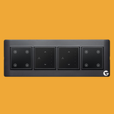 L&G 8M Wifi Smart Switch Board, Smart Fan Regulator | Smart Technology and German Expertise (Size: 8M Horizontal- 262 x 90 x 45 mm)
