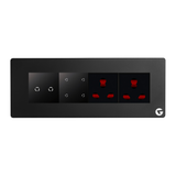 L&G 8M WiFi Smart Switch | Smart Touch Switch | Smart Technology & German Expertise (Size: 8M Horizontal – 250 x 95 x 45 mm)