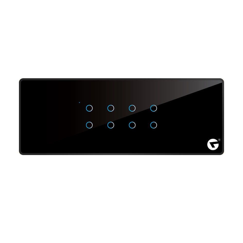 L&G 8M Smart switch panel for home automation (8 Switch) - Acrylic & Glass for Full Customization - Call 818181-0654