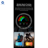 L&G Smart Ring | 7+ Day Battery | Sleep, Fitness, Nutrition, Stress | Track Steps, VO2 Max | Smart Ring for Men & Women | Stainless Steel Glossy