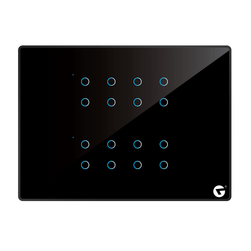 L&G 12M Smart Touch Switch Panel (16 Switch) - Acrylic & Glass for Full Customization - Call 818181-0654