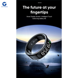 L&G Smart Ring | 7+ Day Battery | Sleep, Fitness, Nutrition, Stress | Track Steps, VO2 Max | Smart Ring for Men & Women | Stainless Steel Glossy