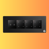 L&G 8M Smart Switch Panel | WiFi Switch Board for Home | Alexa & Google Compatible (Size: 8M – 250 x 95 x 45 mm)