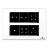 Buy Online L&amp;G 12 Modular Wireless Touch Switch Board | (Size: 12M- 220 x 160 x 45 mm)