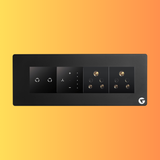 L&G 8M Smart Switch Panel | Designed by German Engineers (Size: 8M – 250 x 95 x 45 mm)