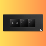 L&G 6M 16A Smart Switch Board | WiFi Touch Panel with 2 Fan Regulators | Alexa & Google Compatible (Size: 220 x 95 x 45 mm