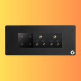 L&G 6 Modular WiFi Smart Touch Switch Board | Alexa & Google Compatible | German Technology (Size: 6M – 220 x 95 x 45 mm)