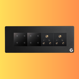 L&G 8M WiFi Smart Switch Board, 8 Modular Smart Touch Switch Panel | German Technology | Compatible with Alexa & OK Google