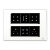 Buy L&G 12 module smart switch board | Smart Technology and German Expertise (Size: 12M- 220 x 160 x 45 mm)