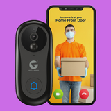 L&G Smart Video Doorbell V2, Wifi Video Door bell,  Alexa and Google Compatible | German Technology with Indian Standards