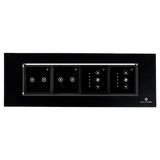 L&G 8 Modular Smart Touch Switch Plate | Designed by German Engineers to fit Indian Standards  (Size: 8M Horizontal- 262 x 90 x 45 mm)