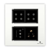 Buy L&G Smart Switch Board for Home | Compatible with Alexa & Ok Google (Size: 8M - 262 x 90 x 45 mm)