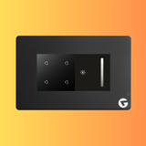 L&G 4 Modular WiFi Smart Touch Switch Board  | Smart Technology with German Engineering (Size: 150 x 95 x 45mm)