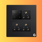L&G 8M Smart Touch Switch Board | German Technology with Indian Standards | Alexa & Google Compatible (Size: 8M Square – 155 x 165 x 45 mm)