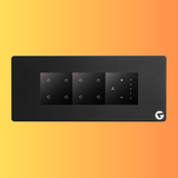 L&G 6M Smart Switch Board with WiFi Touch Fan Regulator | Alexa & Google Compatible (Size: 220 x 95 x 45 mm)