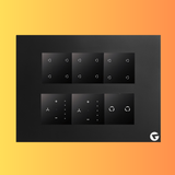 L&G 12M Module Smart Switch Board (16 Switches + 2 Fan + 2 Switches 16A) | German Technology | Wi-Fi Touch Panel (Size: 12M – 220 x 160 x 45 mm)
