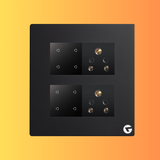L&G 8M WiFi Smart Switch Board | Smart Touch Panel | Alexa & Google Compatible (Size: 8M Square – 155 x 165 x 45 mm)